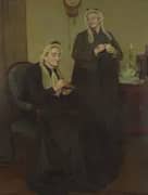 Elderly Spinsters 1904 By Richard Emil Miller