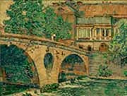 Weimar Castle Bridge By Ludwig von Hofmann