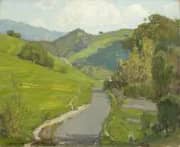 San Juan Capistrano Road By William Wendt