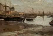 Fishing Port c1890 By Aleksander Gierymski
