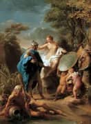 Venus Presenting Aeneas With Armour Forged By Vulcan By Pompeo Batoni