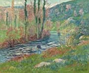 Angler in Autumn 1907 By Henry Moret