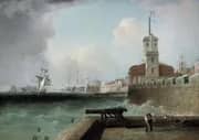 Tide Below the Battery Portsmouth Harbour By John Lynn