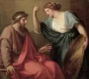 Egeria Handing Numa Pompilius His Shield By Angelica Kauffman
