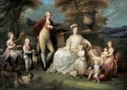 King Ferdinand IV of Naples and his Family By Angelica Kauffman