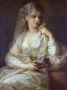 Woman Dressed As Vestal Virgin By Angelica Kauffman