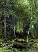 Backwoods 1872 By Ivan Shishkin