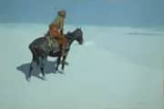 The Scout, Friends or Foes By Frederic Remington