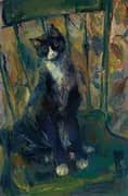 Cat on a Chair By Franz Kline