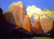 Pinnacle Rock Utah By Franz Bischoff