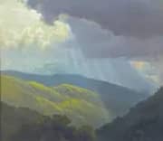 Approaching Storm in the Sierra Nevadas By William Bradford