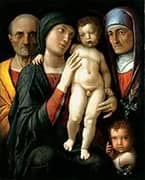 Holy Family By Andrea Mantegna