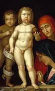 The Holy Family with Christ as Imperator By Andrea Mantegna