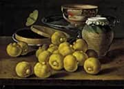 Limes, a Box of Jelly and Recipients By Luis Melendez