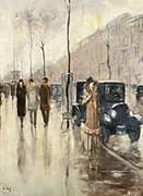 Winter Day in Berlin By Lesser Ury