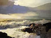 Rain Clouds and Sea By Frederick Judd Waugh
