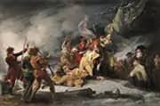 The Death of General Montgomery in the Attack on Quebec 1775 By John Trumbull