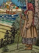Peasant Girl, 1931 By Ivan Bilibin