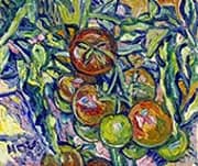 Still Life with Tomatoes, 1922 By Heinrich Vogeler