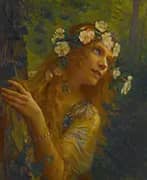 Nymph By Gaston Bussiere