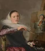 Self-portrait, 1630 By Judith Leyster