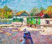 The Fairground at Benodet, Finistere By Victor Charreton