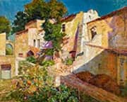 Village Provencal By Victor Charreton