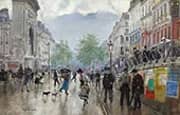 Boulevard Saint Denis in Paris By Jean Beraud