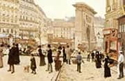 Boulevard St Denis Paris By Jean Beraud