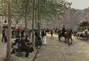 In Paris Street a Parisian Avenue, 1880 By Jean Beraud