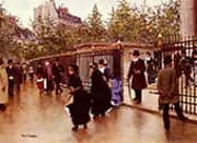 Leaving La Madeleine Paris By Jean Beraud