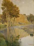 Morning Mist in the Creek, c1925 By Julian Ashton