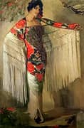 The Lady with the Shawl, 1914 By Saturnino Herran
