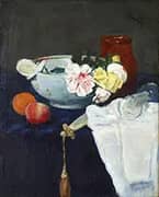 Still Life with Tasselled Fan, c1917 By Leslie Hunter