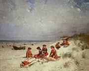 A Day at the Beach By Frans Verhas