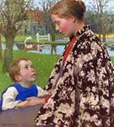 Mother and Child 1895 By Gari Melchers