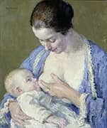 Mother and Child 1920 By Gari Melchers