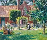 The Unpretentious Garden 1909 By Gari Melchers