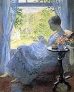 Young Woman Sewing By Gari Melchers