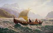 Boats Coming Home Western Norway By Hans Dahl