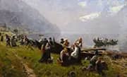 Midsummer Feast By Hans Dahl