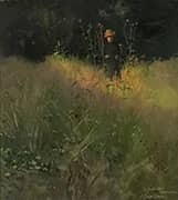 Pike in Flower Meadow 1884 By Hans Dahl