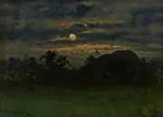 Moonlight at the Coast By Frithjof Smith-Hald