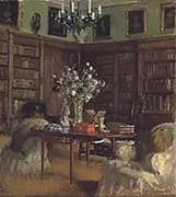 The Library at Tyninghame By Patrick Adam