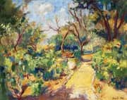 Sunlit French Grove Summer in Provence By Elemer Vass