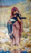 Young Algerian Shepherdess By Gabriel Ferrier
