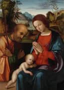 The Holy Family By Lorenzo Costa