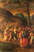 The Dance of Miriam from the Story of Moses By Lorenzo Costa