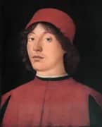 Portrait of a Young Man c1490 By Lorenzo Costa