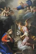 Annunciation By Onorio Marinari